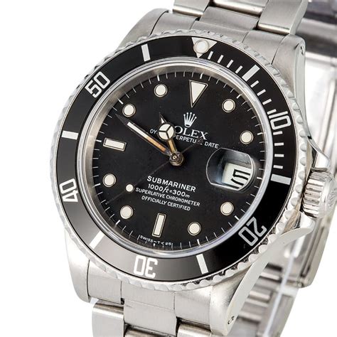 rolex black steel submariner|black rolex submariner for sale.